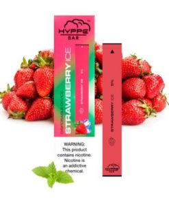 Buy STRAWBERRY ICE HYPPE BAR VAPE CARTRIDGES Online With Paypal